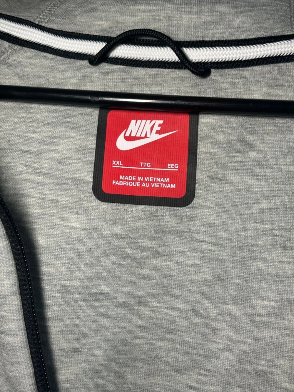 Nike Sportswear Tech Fleece Full-Zip Hoodie Heather Grey FB7921-063 Size 2XL NEW